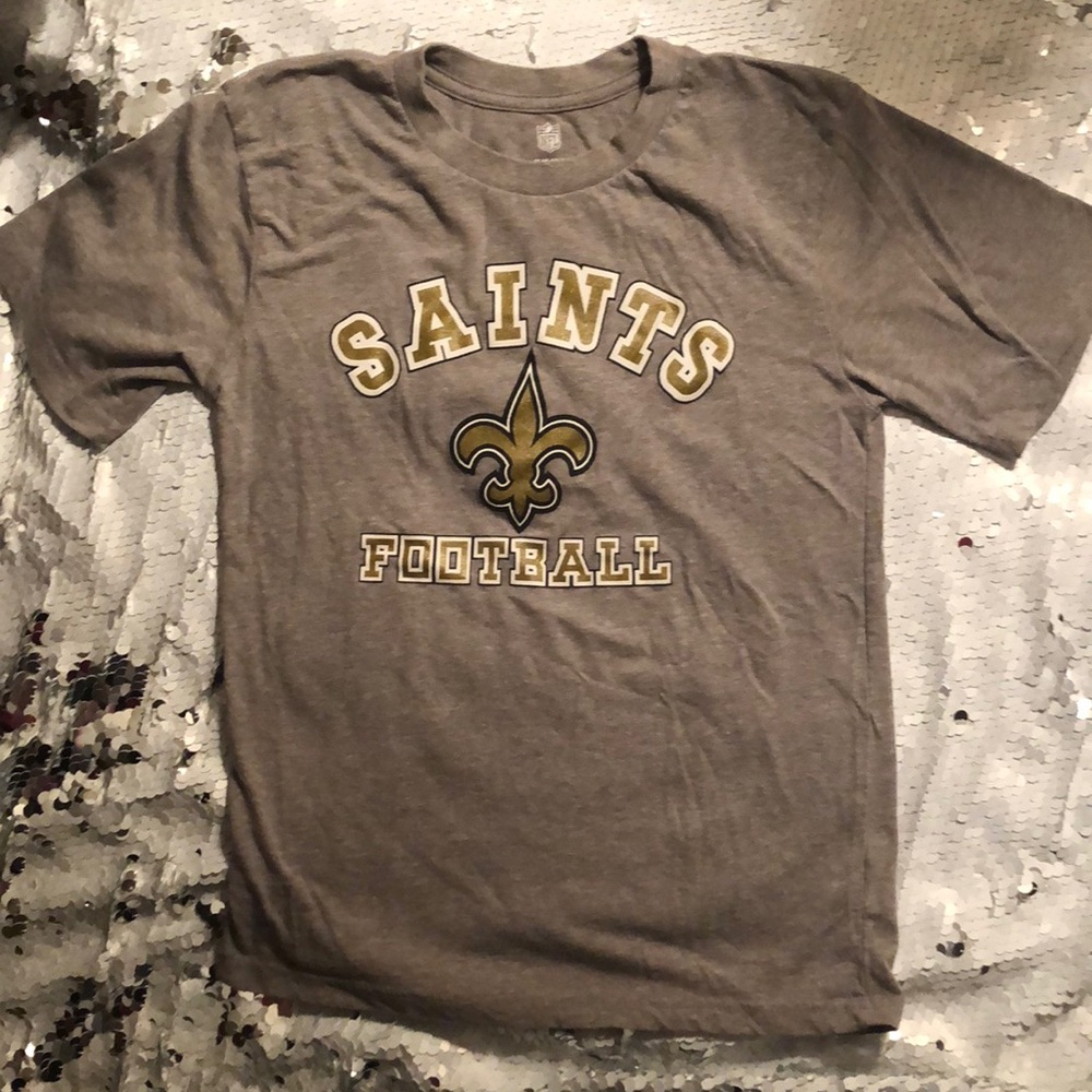 GIRLS SAINTS FOOTBALL TSHIRT SIZE 10/12